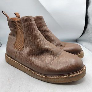 Australia Luxe Collective Lifer Mens 11 Boots Brown Leather Shearling Slip On